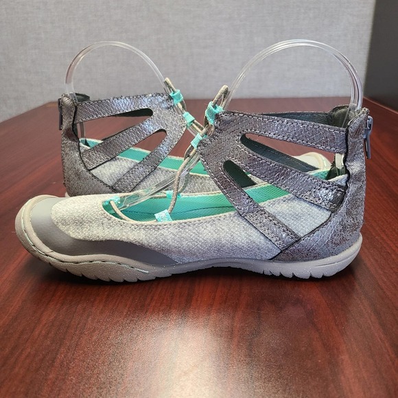 JambuKD Pythera Outdoor Gladiator Mary Jane Ballet Flats Girl's Size 4 - Picture 8 of 12